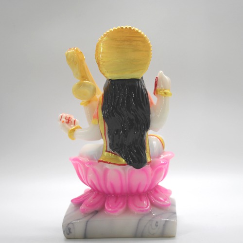 Antique Finish Goddess Saraswati Idol Goddess Maa Sarasvati Murti Figurine Big Saraswati Statue for School Office